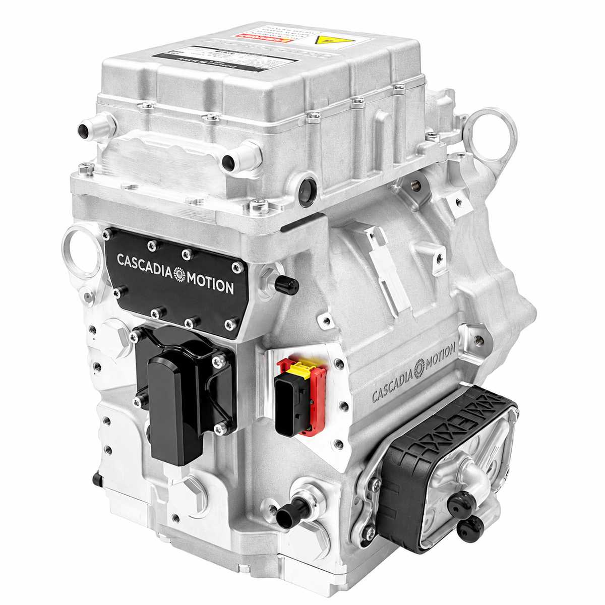Cascadia Motion iM-225DX-D integrated motor and inverter, rear view
