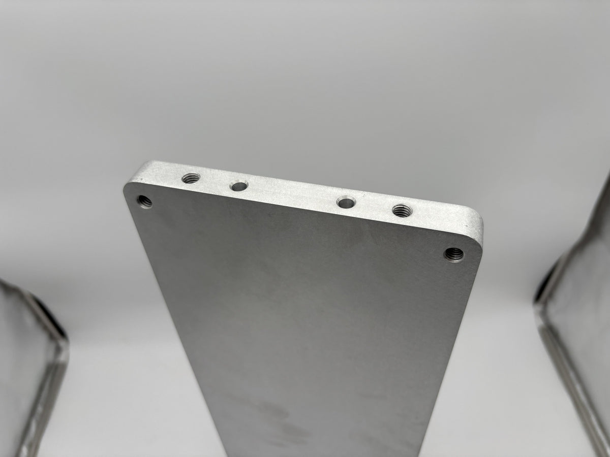 Double long VDA battery module cooling plate